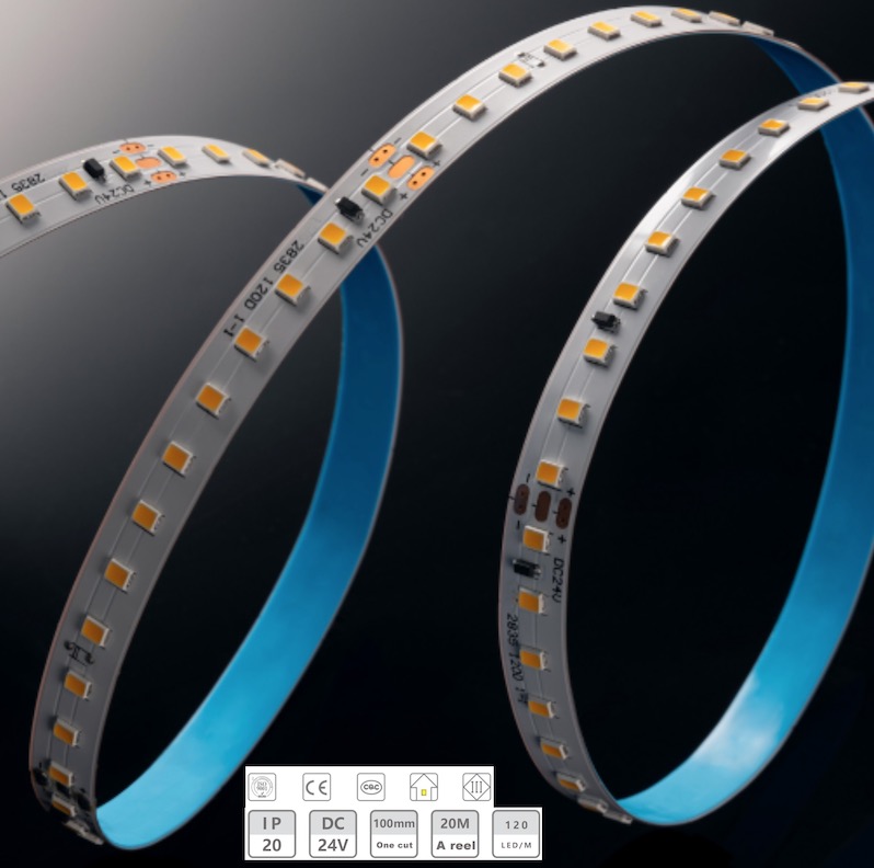 24V-10MM-20m basınç kaybı olmayan ışık şeridi